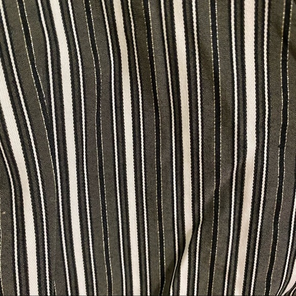 Express Striped Metallic Button Down Size M - Picture 3 of 5